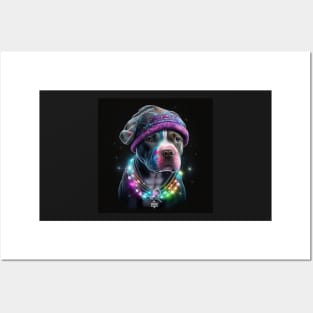 Blingy Pit Bull Posters and Art